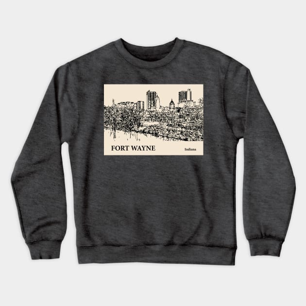 Fort Wayne - Indiana Crewneck Sweatshirt by Lakeric
